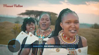 Maasai women performing in traditional dress
